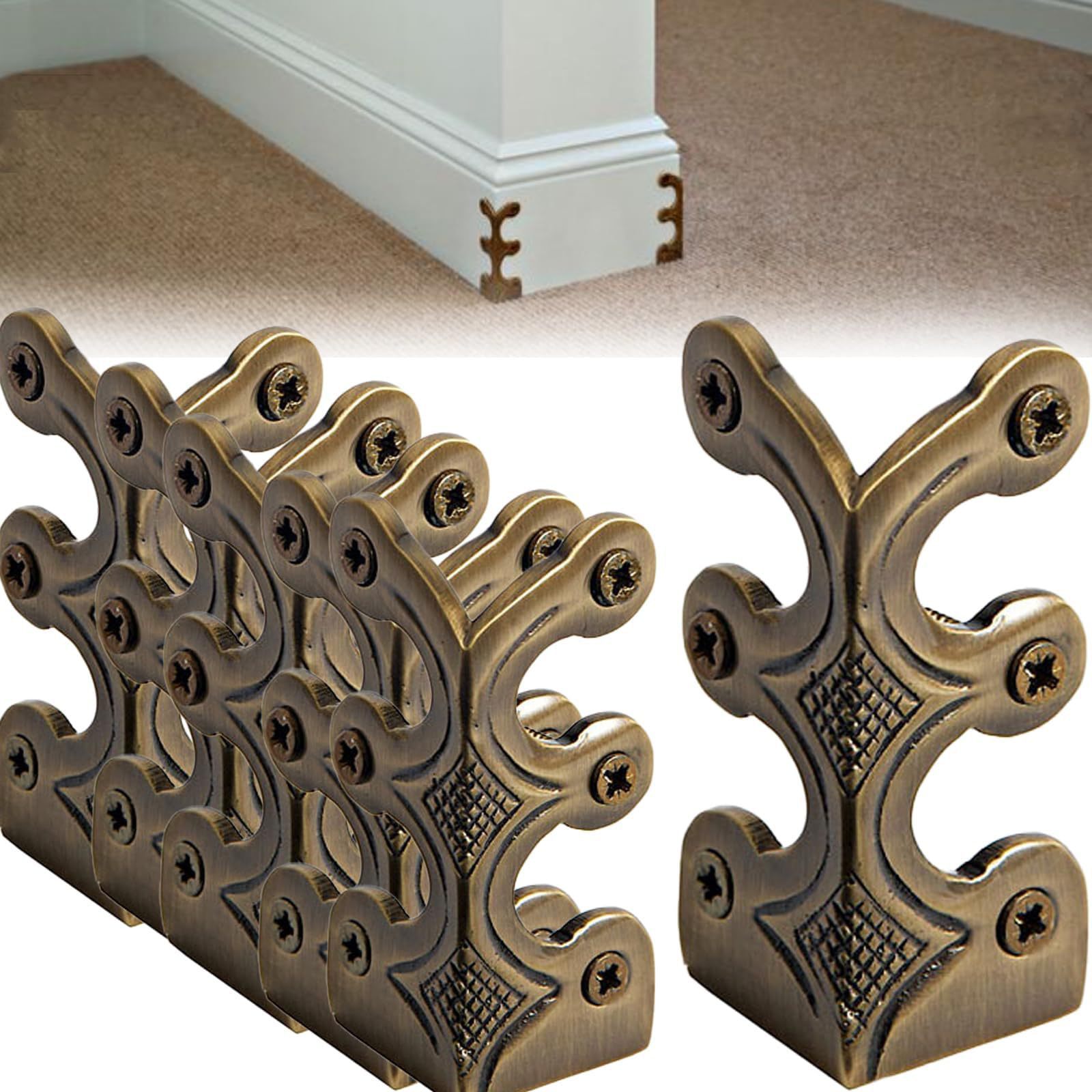 Office Furniture At Home - 1Pcs Solid Brass Corner Guard L