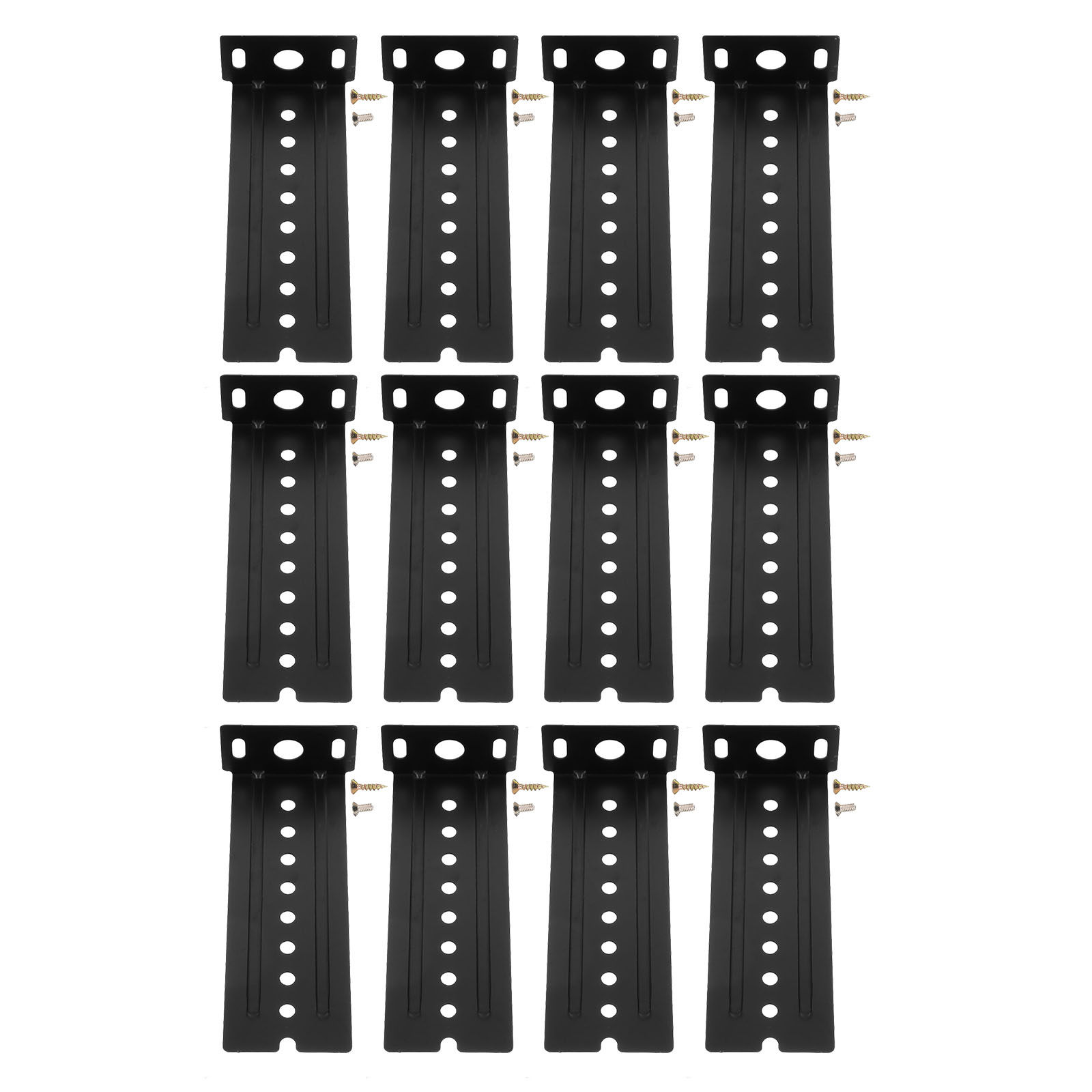Keyboard Drawer Under - 12Pcs Keyboard Slide Brackets Reinforced Stainless