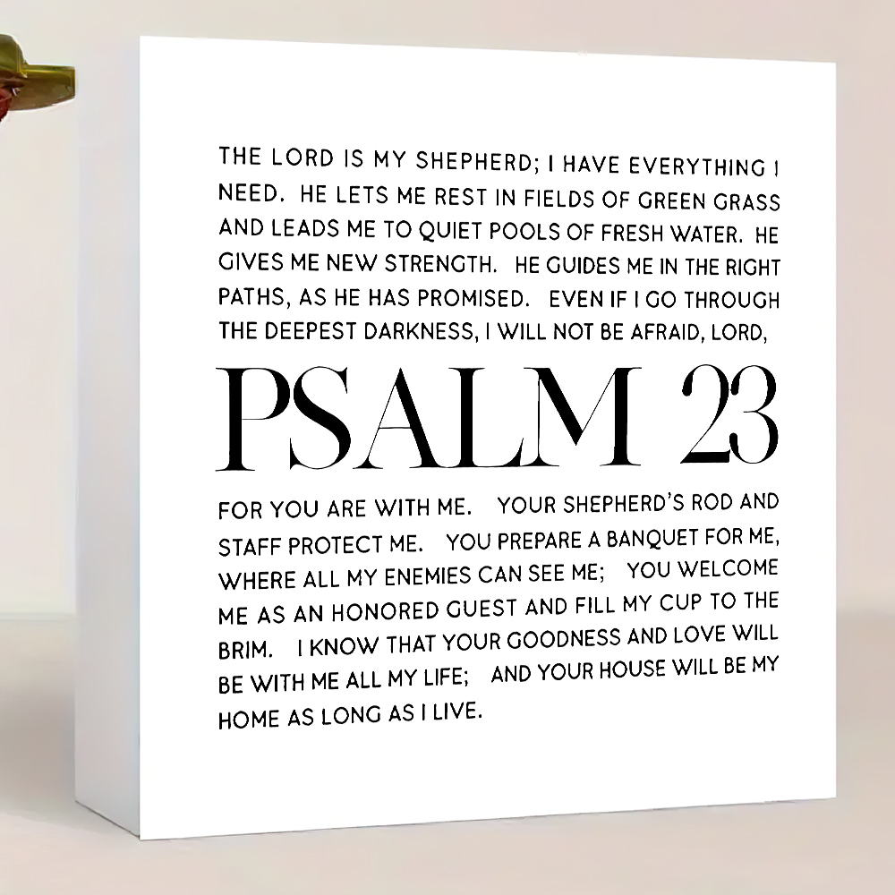Office Furniture At Home - Christian Inspirational Tabletop Decor - Suitable