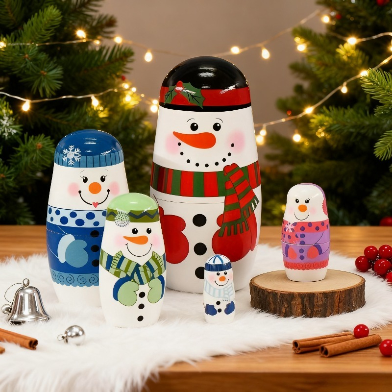 Office Furniture At Home - 5PCS/Set Doll Style Christmas Desktop Ornaments,