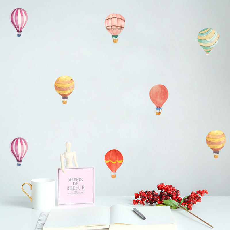 Colourful Hot Air Balloons Wal - Office Furniture At Home のレビューと価格