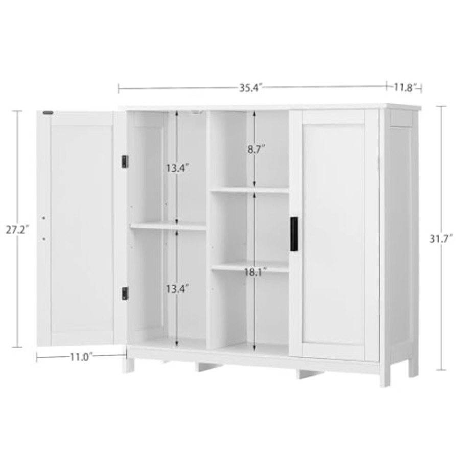 Storage Cabinet with 2 Doors a - Credenza Office Storage のレビューと価格