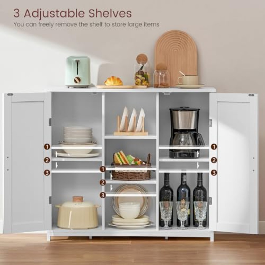 Storage Cabinet with 2 Doors a - Credenza Office Storage のレビューと価格
