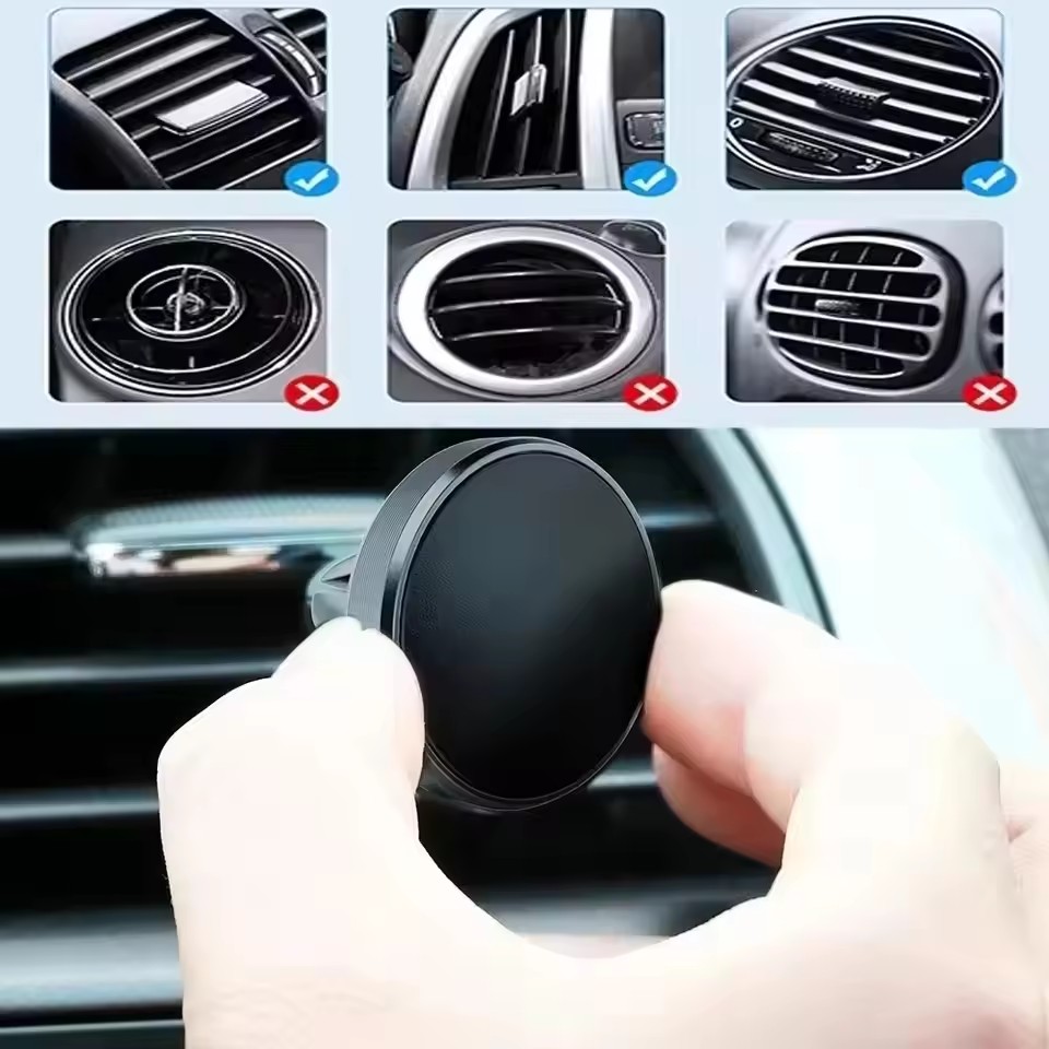 Magnetic Car Phone Holder Moun - Mobile Pedestal Cabinet のレビューと価格