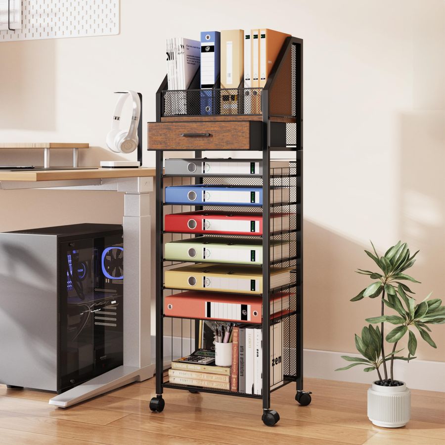 9Tier Rolling File Cart Paper  - Drawer Organizer Tray のレビューと価格