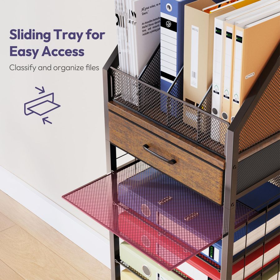 9Tier Rolling File Cart Paper  - Drawer Organizer Tray のレビューと価格