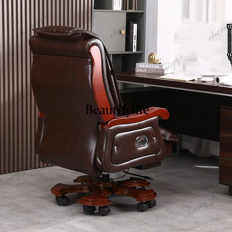 Leather Chair First Layer Cowh - Office Furniture First のレビューと価格