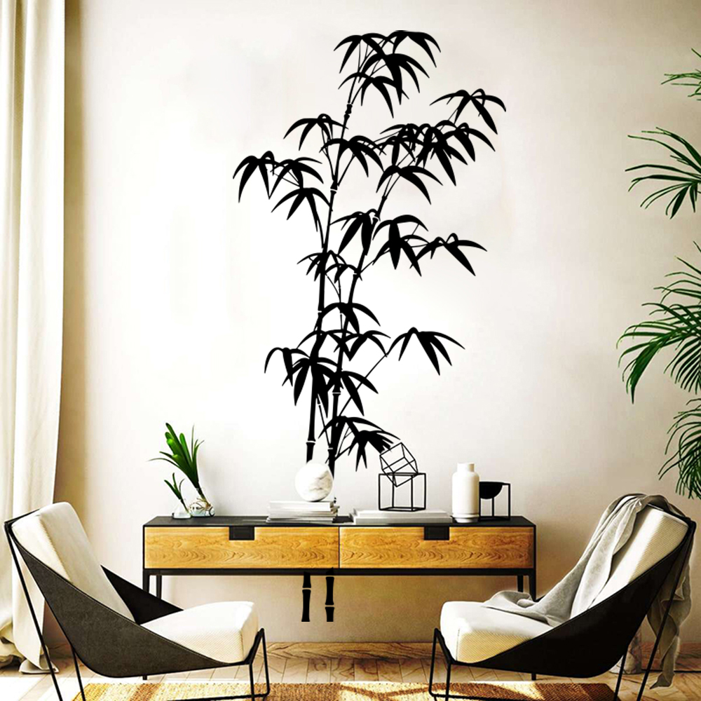 Large Bamboo Tree Wall Sticker - Office Furniture At Home のレビューと価格