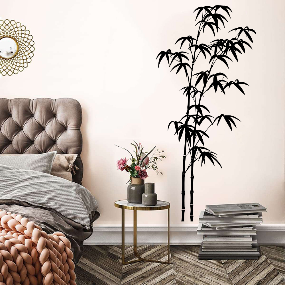 Large Bamboo Tree Wall Sticker - Office Furniture At Home のレビューと価格