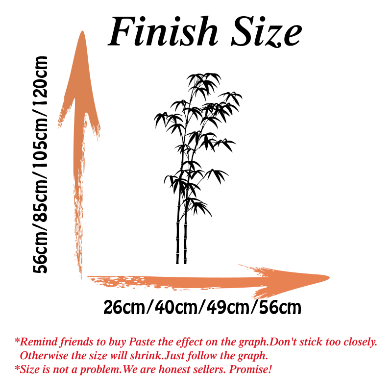 Large Bamboo Tree Wall Sticker - Office Furniture At Home のレビューと価格