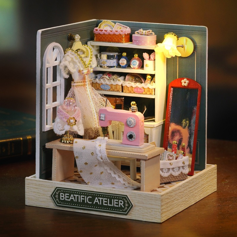 Mini Dollhouse Kit Sakura Stre - Office Furniture At Home のレビューと価格