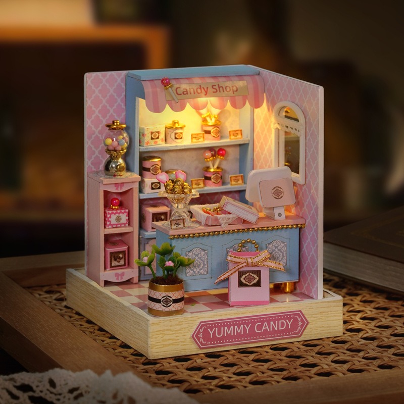 Mini Dollhouse Kit Sakura Stre - Office Furniture At Home のレビューと価格