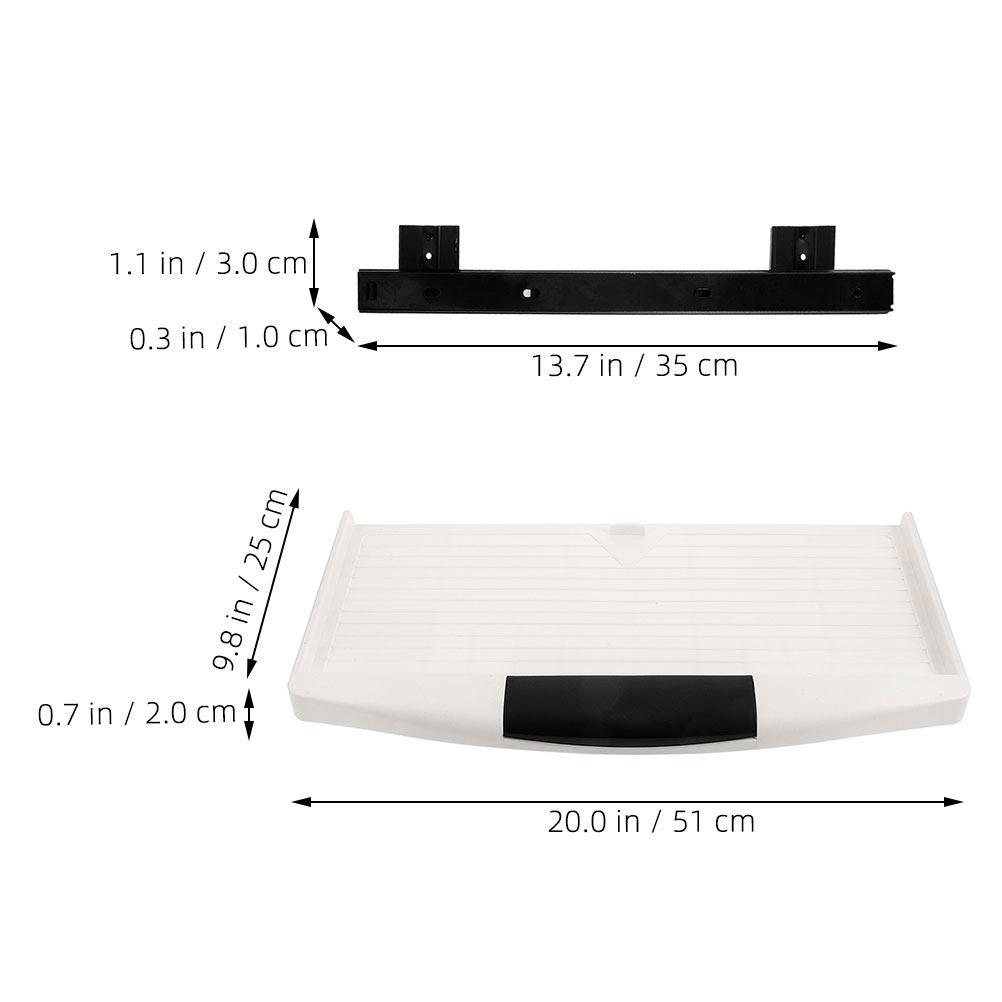 1Set Keyboard Tray Under Desk  - Keyboard Drawer Under のレビューと価格