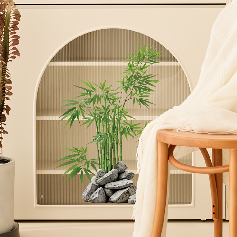 Watercolor Green Bamboo Leaf P - Office Furniture At Home のレビューと価格