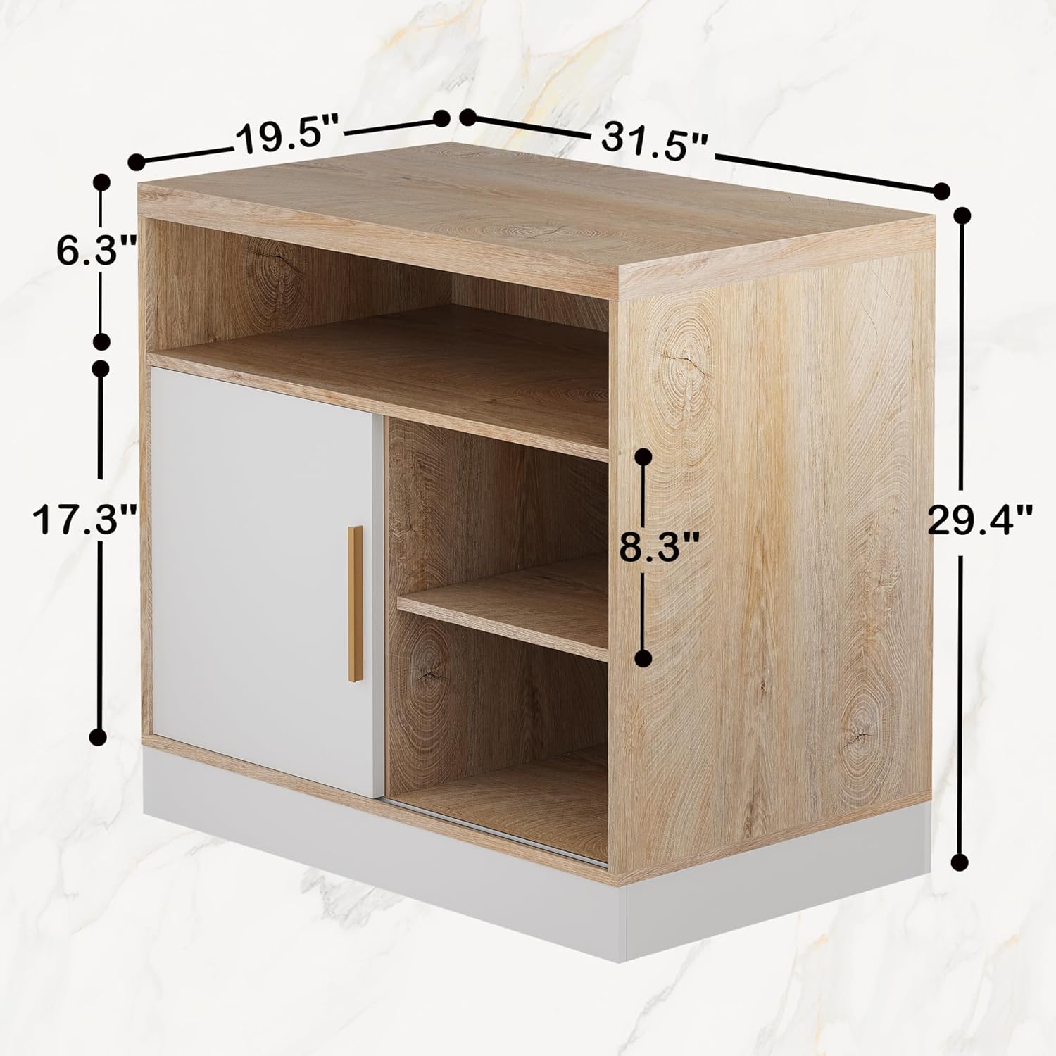 Electric Standing Desk with St - Credenza Office Storage のレビューと価格