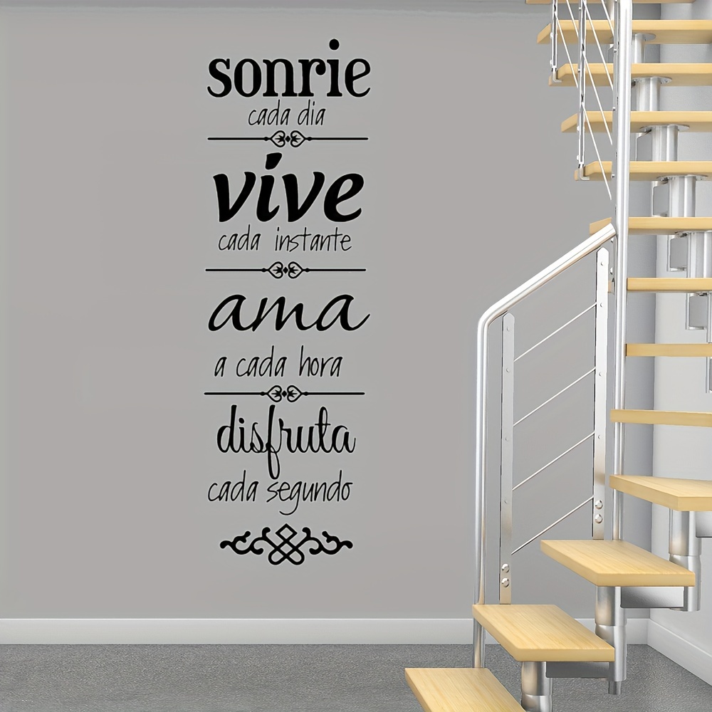 1pc Spanish Quotes Phrase Wall - Office Furniture At Home のレビューと価格