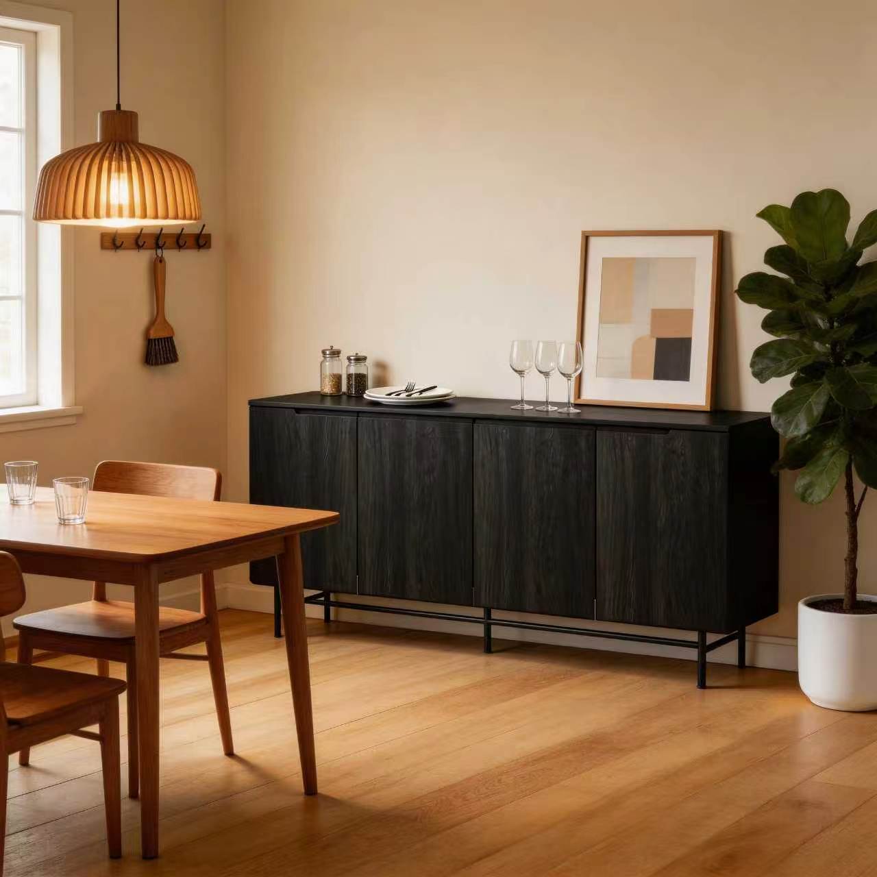 68in Large Fluted Sideboard Ca - Credenza Office Storage のレビューと価格