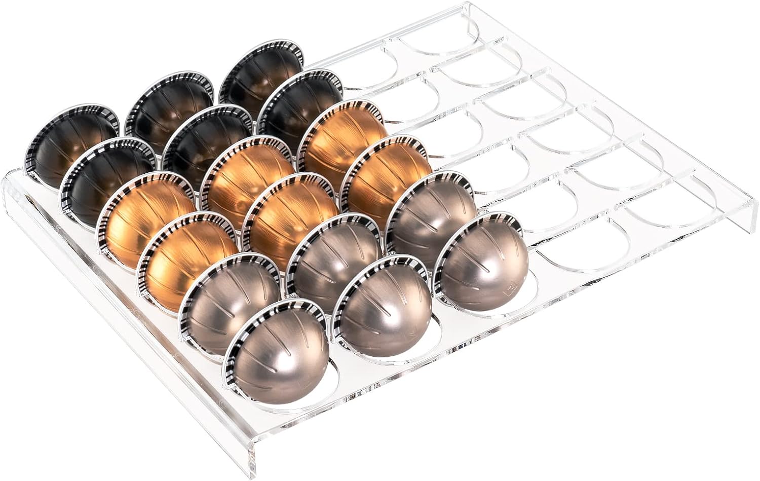 30-Slot Coffee Capsule Drawer  - Drawer Organizer Tray のレビューと価格
