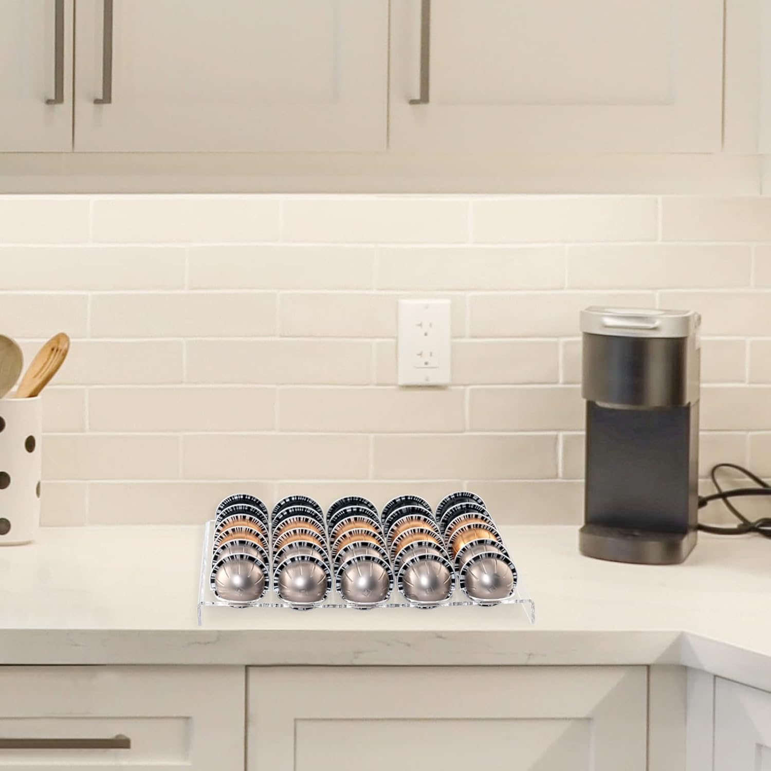 30-Slot Coffee Capsule Drawer  - Drawer Organizer Tray のレビューと価格