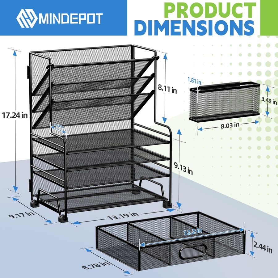4Tier Paper Organizer 3Pocket  - Drawer Organizer Tray のレビューと価格