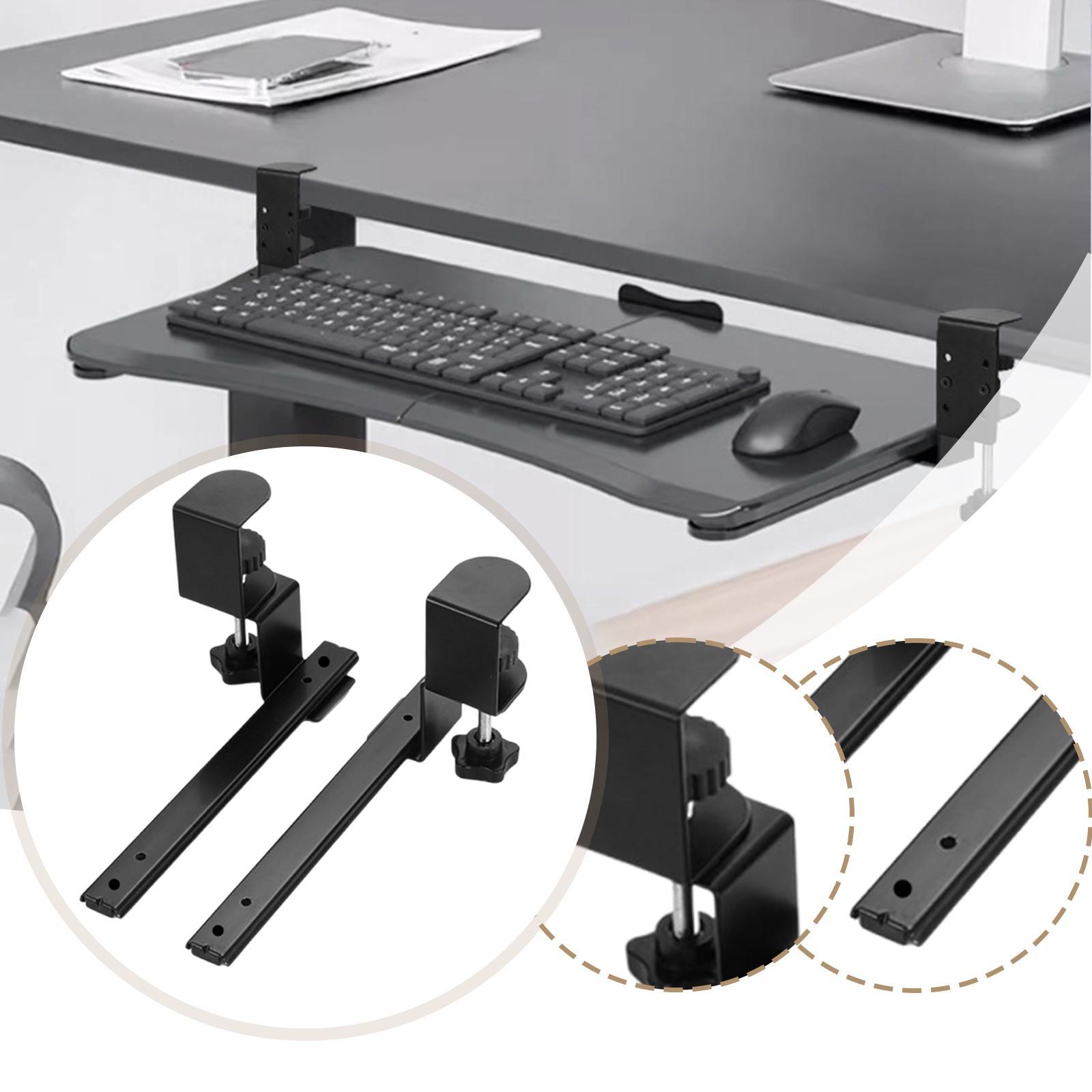 2 Pieces under Desk Keyboard T - Keyboard Drawer Under のレビューと価格