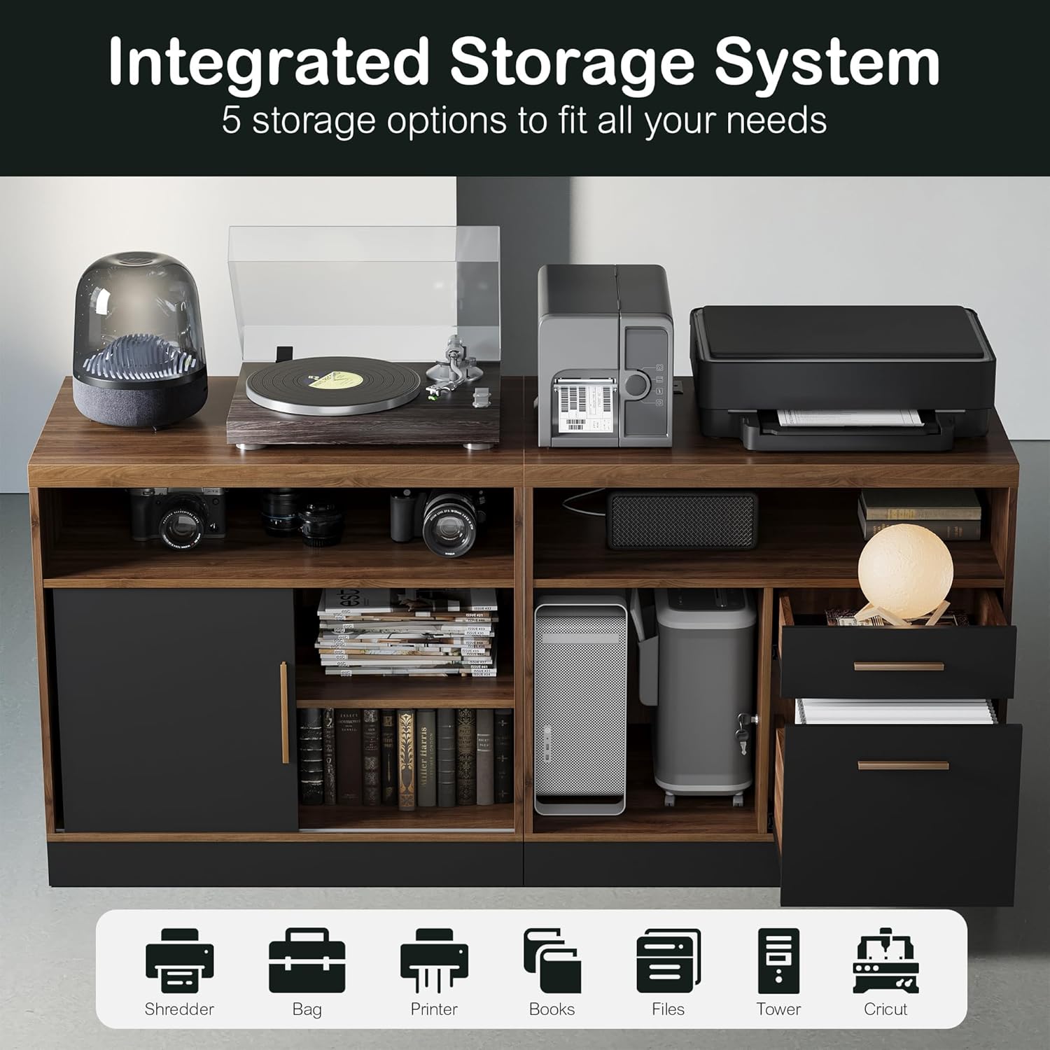 Lateral File Cabinet Lock 2 Dr - Credenza Office Storage のレビューと価格