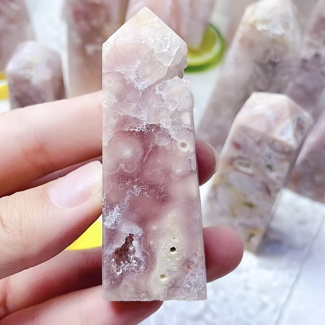 1pc Druzy BIG Natural Pink Flo - Office Furniture At Home のレビューと価格
