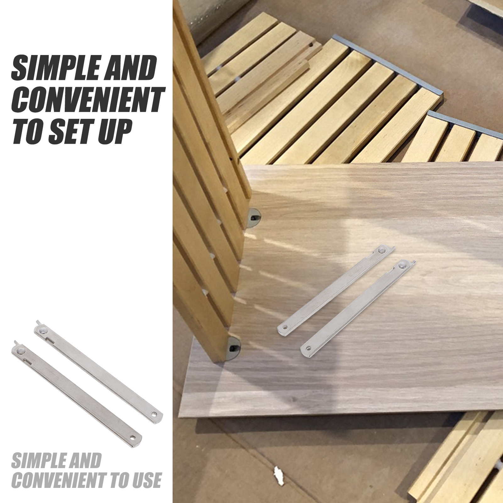 2Pcs Stainless Steel Folding T - Office Furniture At Home のレビューと価格