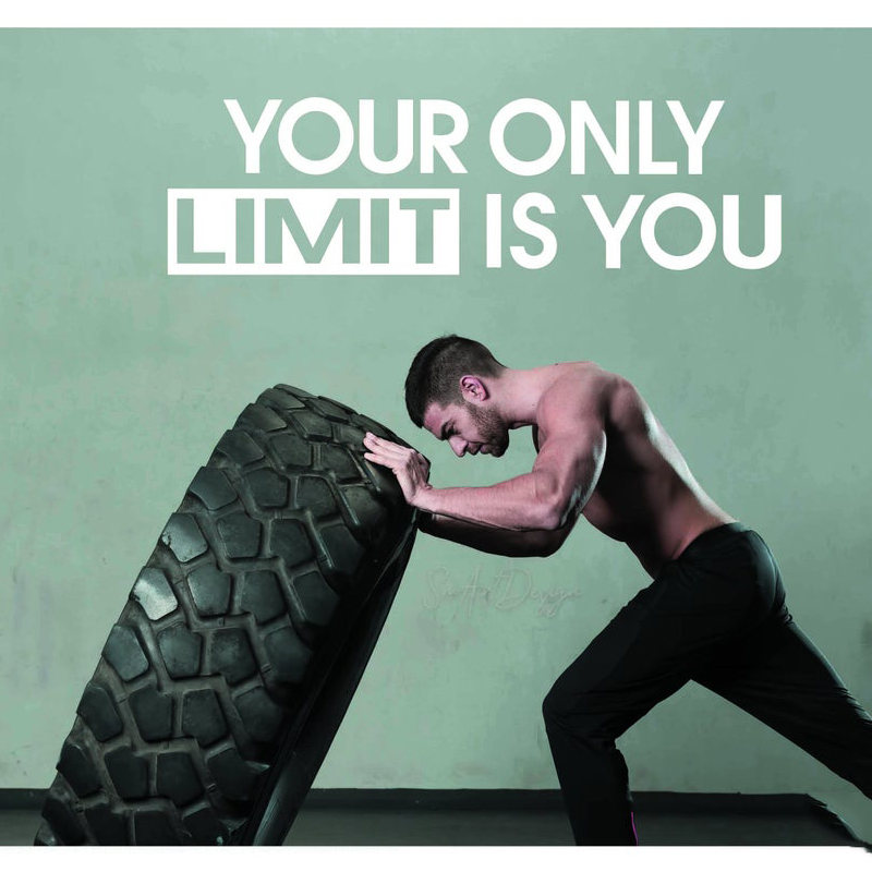 Your only limit is you - Wall  - Office Furniture At Home のレビューと価格