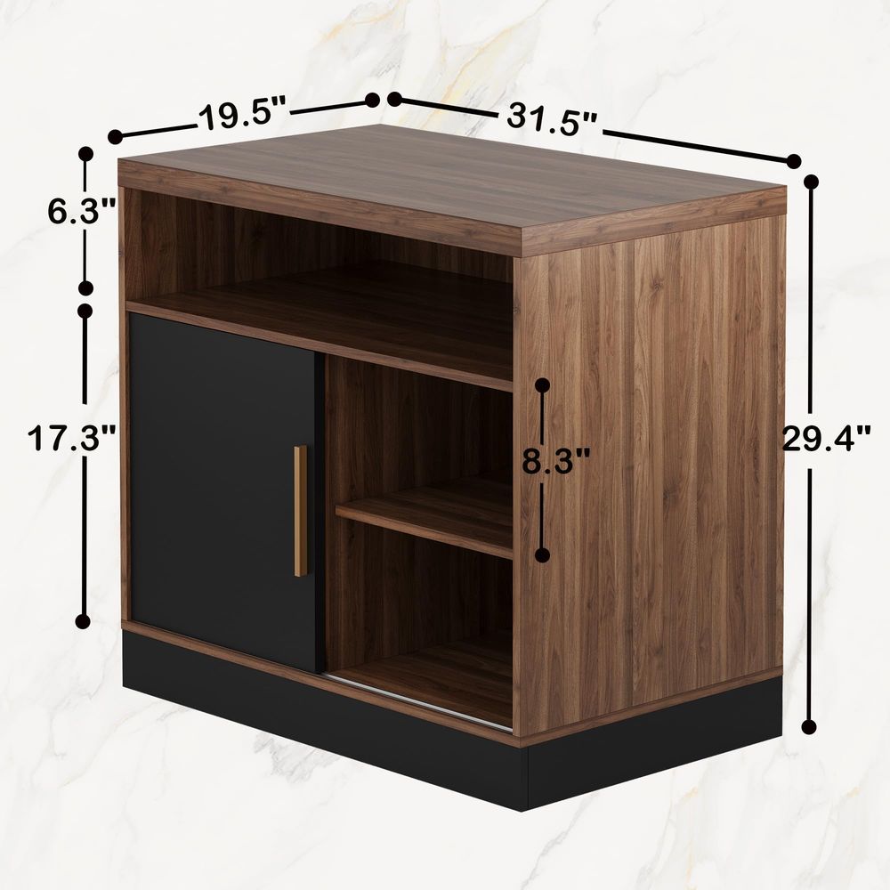 Electric Standing Desk with St - Credenza Office Storage のレビューと価格