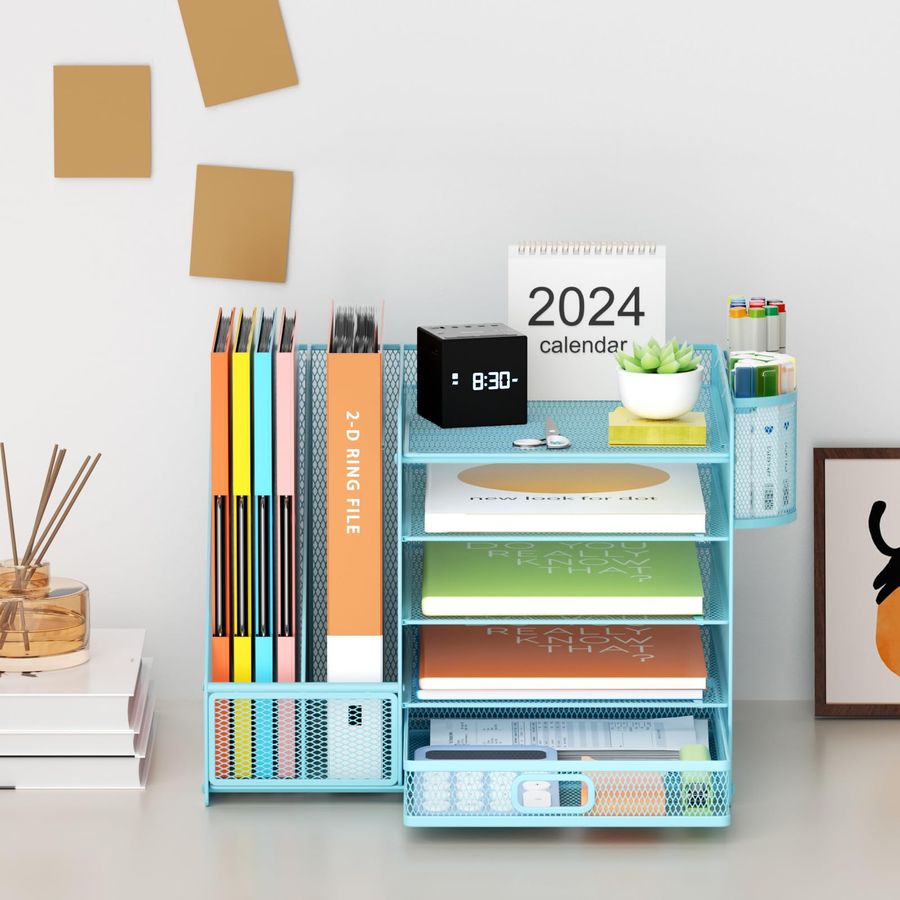 Desk Organizer with File Holde - Drawer Organizer Tray のレビューと価格