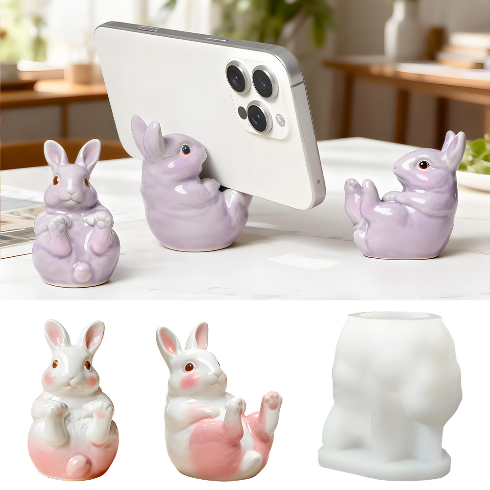 S0284 Cute Bunny Cellphone Sta - Mobile Pedestal Cabinet のレビューと価格