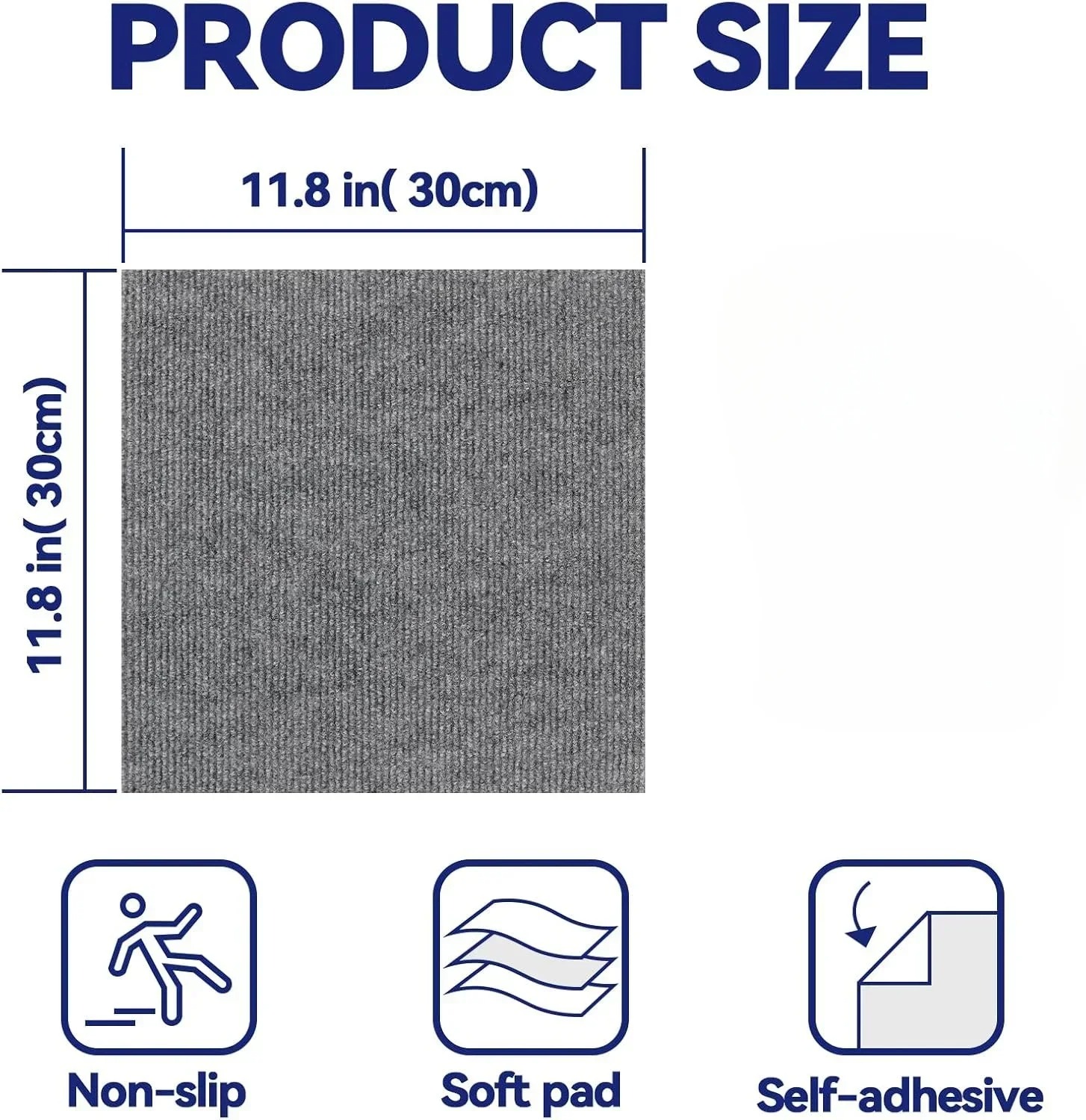 10pcs 30x30cm Self-Adhesive PE - Office Furniture At Home のレビューと価格